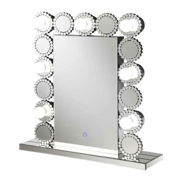 Rosdorf Park Jennavieve Rectangle LED Mirror Wayfair